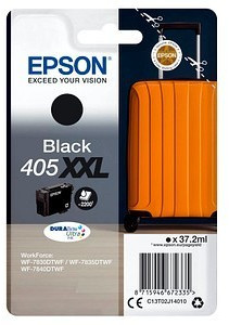[C13T02J14010] Epson 405XXL DURABrite Ultra Ink Ink Cartridge 1 Pc Original Extra High Yield Black